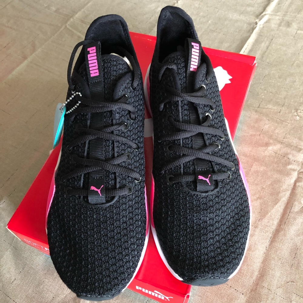PUMA Black & Pink Incite FS Training Sneakers Size 9.5 Women’s Sneakers NEW - Picture 3 of 7